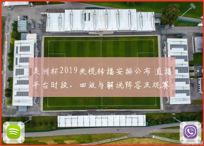 美洲杯2019央视转播安排公布 直播平台时段、回放与解说阵容及观赛看点